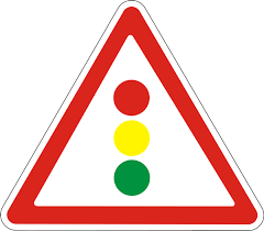 Дорожній знак 1.24 ( І тип ) Светофорное регулирование