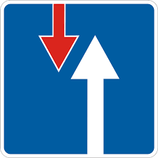 Дорожній знак 2.6 (І тип) Перевага перед зустрічним рухом