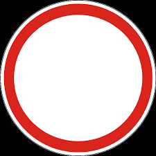 Дорожный знак 3.1 ( І тип ) Движение запрещено