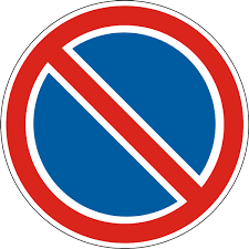 Дорожній знак 3.35 (І тип) Стоянка заборонена