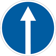 Дорожній знак 4.1 (Напрямок руху, І тип)