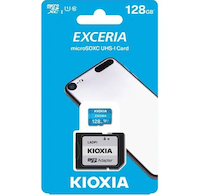 Secure Digital (microSDHC)  128GB Kioxia Exceria (LMEX1L128GG2) 
